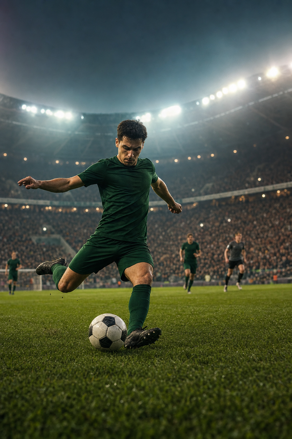 Original live football scene